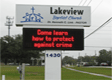 Custom Electronic Message Centers Signs, of any size,shape and color - International Sign can do it all. Serving New Port Richey FL Including Port Charlotte FL 
33952
